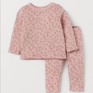 Pink leopard set